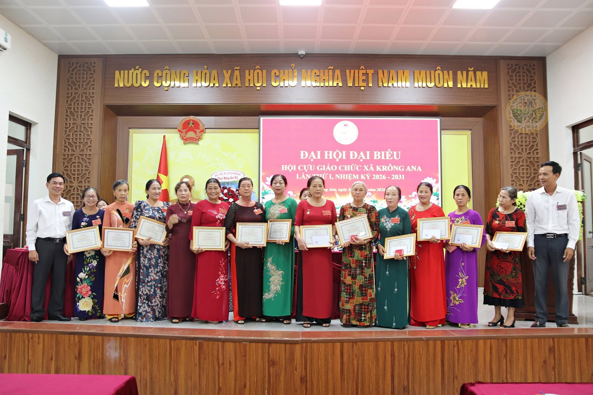 Hội Cựu giáo chức xã Krông Ana tổ chức Đại hội đại biểu lần thứ I, nhiệm kỳ 2026 - 2031
